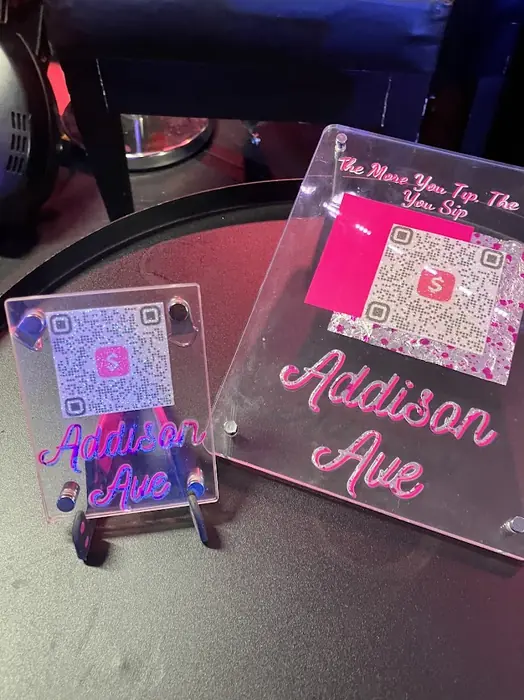 Addison Ave QR Plaque Set